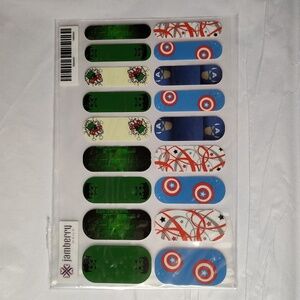 Marvel Jamberry Custom Made Nail Wraps Captain America Hulk Avengers Full Sheet